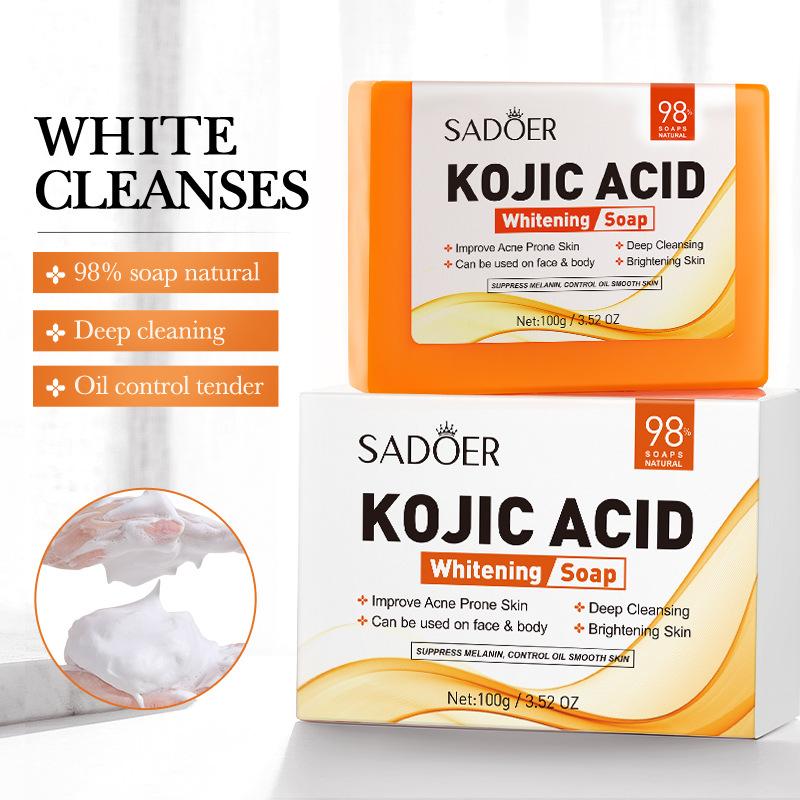 Kojic Acid Soap - 1 шт. Мыло для лица SADOER