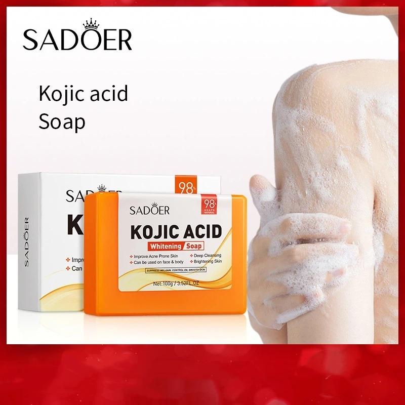1 шт. Мыло для лица SADOER с к – обзор и цена Kojic Acid Soap