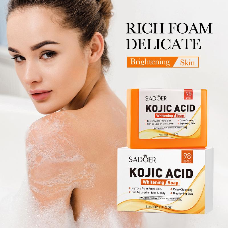 1 шт. Мыло для лица SADOER с к – обзор и цена Kojic Acid Soap
